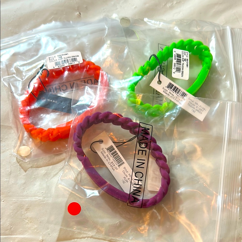 Marc By Marc Jacobs Twist Bracelets All 3 Brand Nwt